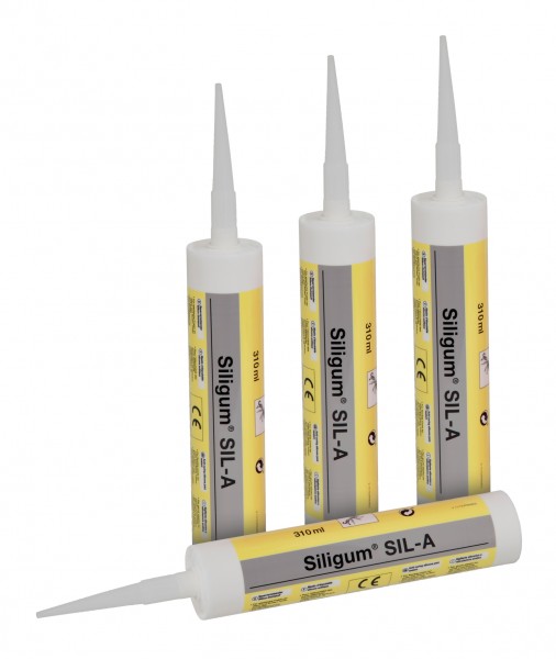 Bild Siligum® SIL-A Elastischer Dichtstoff für Innen und Außen Kartusche 310 ml